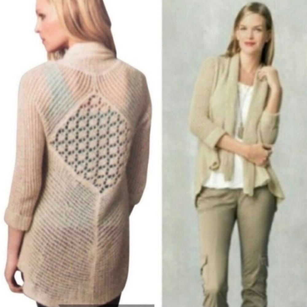 Cabi cream medium cardigan - Picture 9 of 9